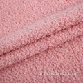 Fashion thermal textiles en peluche en peluche tissu